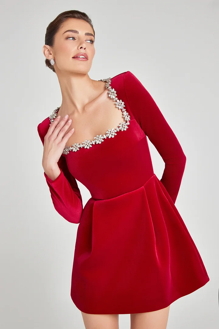 Elodie Velvet Dress