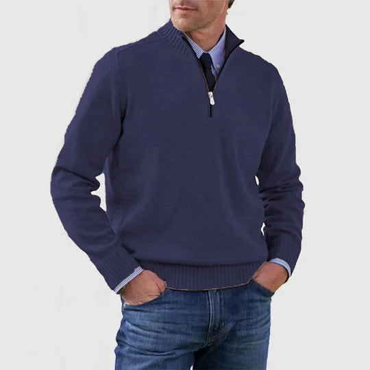 2025 Zip-up sweater – classic warmth and modern elegance