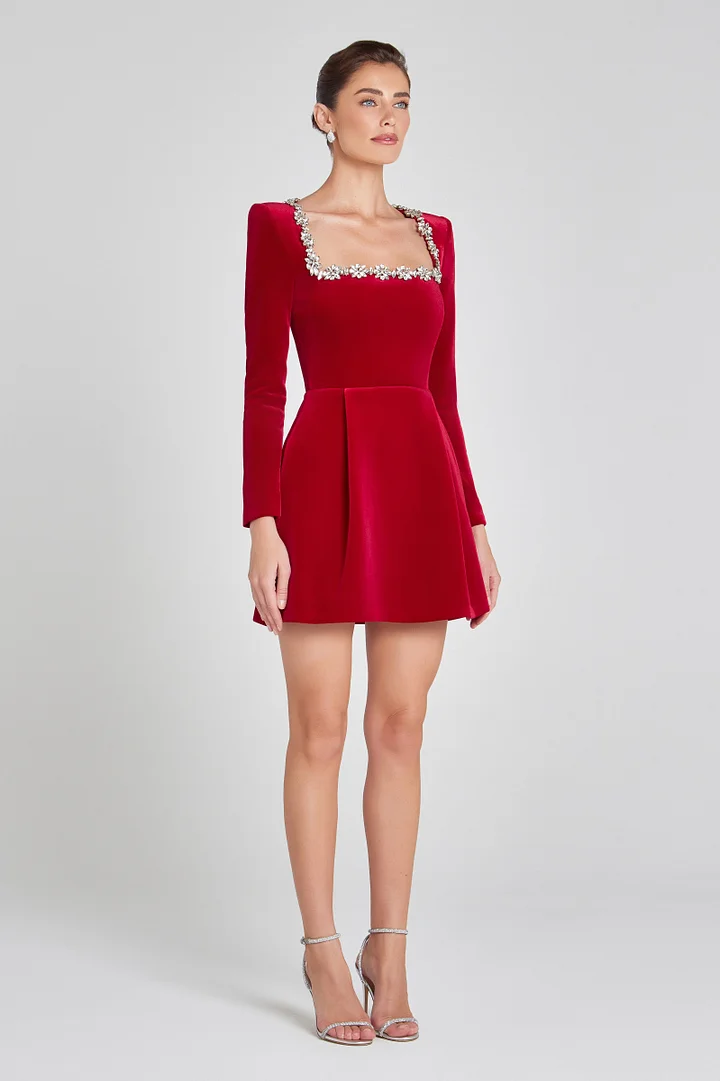 Elodie Velvet Dress