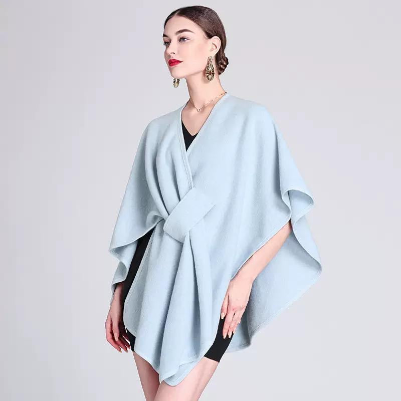 Women's Solid Color Cape Shawl